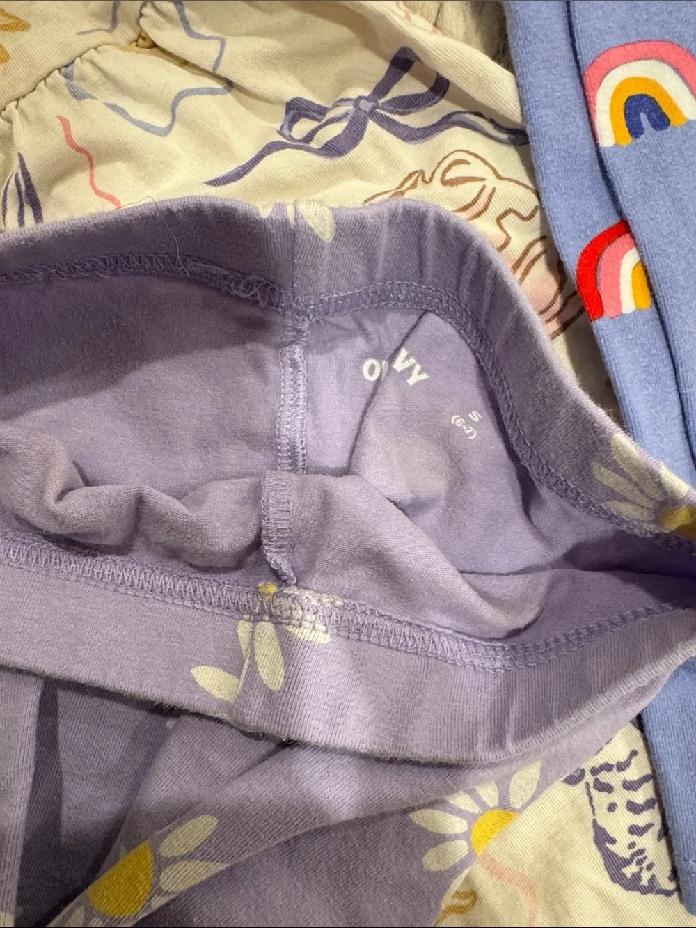 H&M Kids 4-Pack Shorts in Pink, Mint, Cream, Lavender, Periwinkle